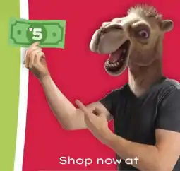 Thirsty Camel Shop now at Thirsty camel battleshop offer