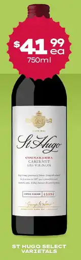 Thirsty Camel St hugo select varietals offer