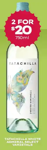 Thirsty Camel Tatachilla white admiral select varietals offer