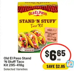 IGA Oldelpaso stand 'n stuff taco kit offer