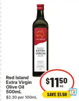 IGA Red island extra virgin olive oil offer