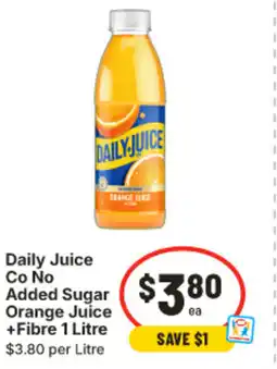 IGA Daily juice offer