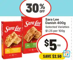 IGA Sara lee danish offer