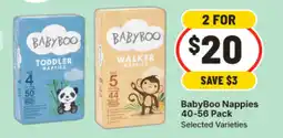 IGA Babyboo nappies offer