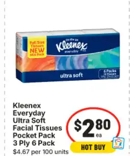 IGA Kleenex everyday ultra soft offer