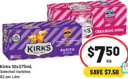 IGA Kirks pasito ks creaming soda offer