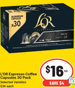 IGA L'or espresso coffee capsules offer