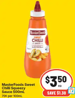 IGA Masterfoods sweet chilli squeezy offer
