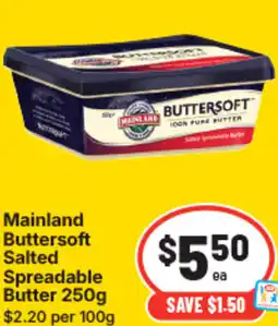 IGA Mainland buttersoft spreadable butter offer