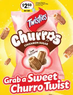 IGA Twisties churros cinnamon sugar offer