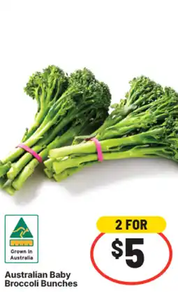 IGA Australian baby broccoli bunches offer