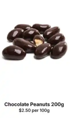 IGA Chocolate peanuts offer