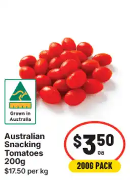 IGA Australian snacking tomatoes offer