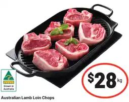 IGA Australian lamb loin chops offer