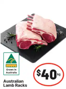 IGA Australian lamb racks offer