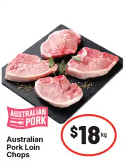IGA Australian pork loin chops offer