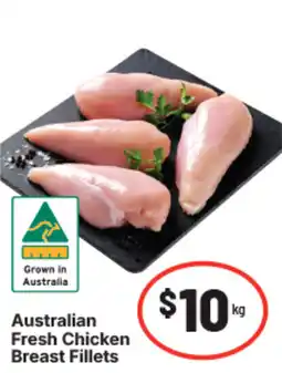 IGA Australian fresh chicken breast fillets offer