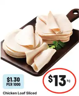 IGA Chicken loaf sliced offer