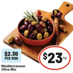 IGA Mediterranean olive mix offer