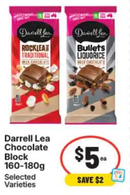 IGA Darrell lea chocolate block offer