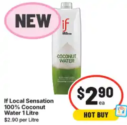 IGA If local sensation coconut water offer