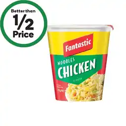 Woolworths Fantastic Noodles Cup offer
