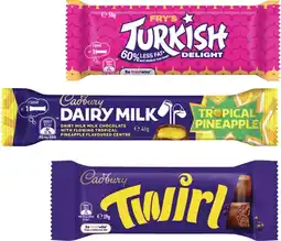 Coles Cadbury Chocolate Bar-55g offer