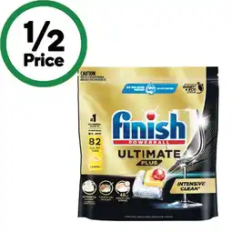 Woolworths Finish Ultimate Plus Dishwasher Tablets offer