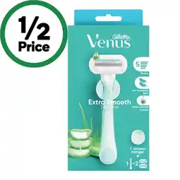 Woolworths Gillette Venus Extra Smooth Sensitive Razor with Refills offer