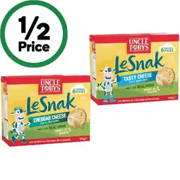 Woolworths Uncle Tobys Le Snak offer