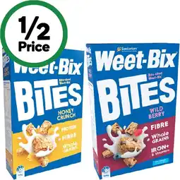 Woolworths Sanitarium weet-bix bites offer