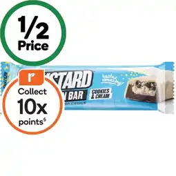 Woolworths Muscle Nation Custard Protein Bar offer