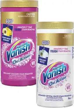 Coles Vanish NapiSan Oxi Action Gold Stain Remover Powder offer