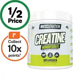 Woolworths Muscle Nation Creatine Monohydrate Unflavoured offer