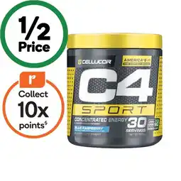 Woolworths C4 sport pre-workout powder offer