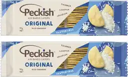 Coles Peckish White Rice Crackers offer