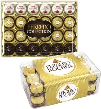 Ferrero Collection 24 Pack 269g or Rocher Gift Box 30 Pack 375g