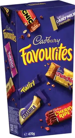Coles Cadbury Favourites offer
