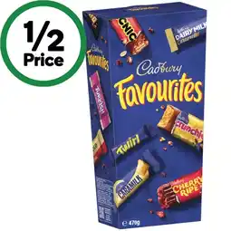 Woolworths Cadbury Favourites offer