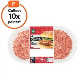 Woolworths Woolworths Australian Beef Burgers Classic, Smash, Slider or Stacker 400-500g offer