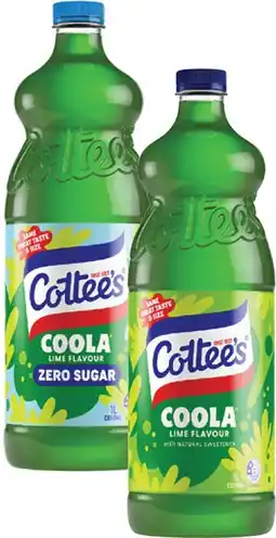 Coles Cottee's Cordial offer