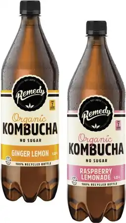 Coles Remedy Kombucha offer