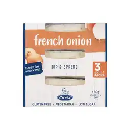 Woolworths Chris’ french onion dip offer
