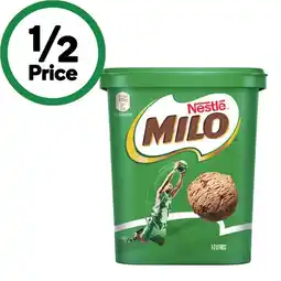 Woolworths Oreo or milo tub offer