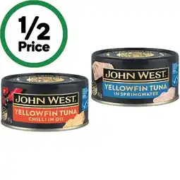 Woolworths John West Yellowfin Tuna offer