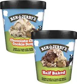 Coles Ben & Jerry's Ice Cream Tub-458mL offer