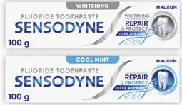 Coles Sensodyne Repair & Protect Whitening or Cool Mint Toothpaste 100g offer