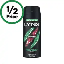 Woolworths LYNX Deodorant Body Spray offer