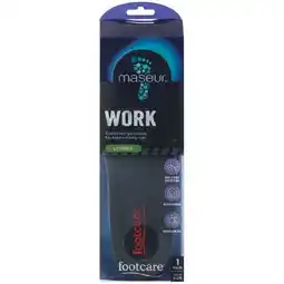 Woolworths Maseur footcare work insoles pair offer