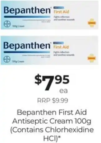 Bepanthen First Aid Antiseptic Cream 100g